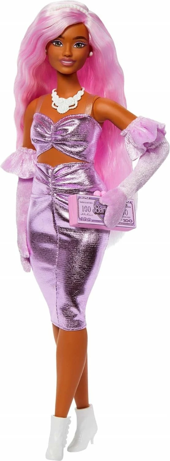 Kukull Barbie Mattel Deluxe Style #1 HYV25 me aksesorë, rozë