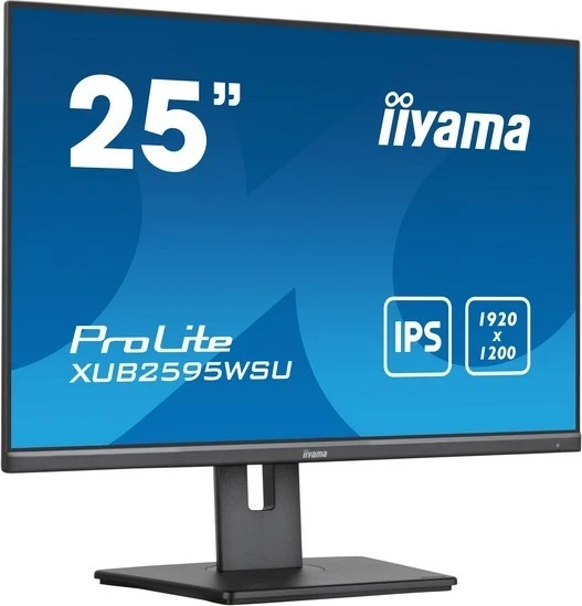 Monitor iiyama ProLite XUB2595WSU-B5, 25 inç, IPS, LED, 1920x1200, zi