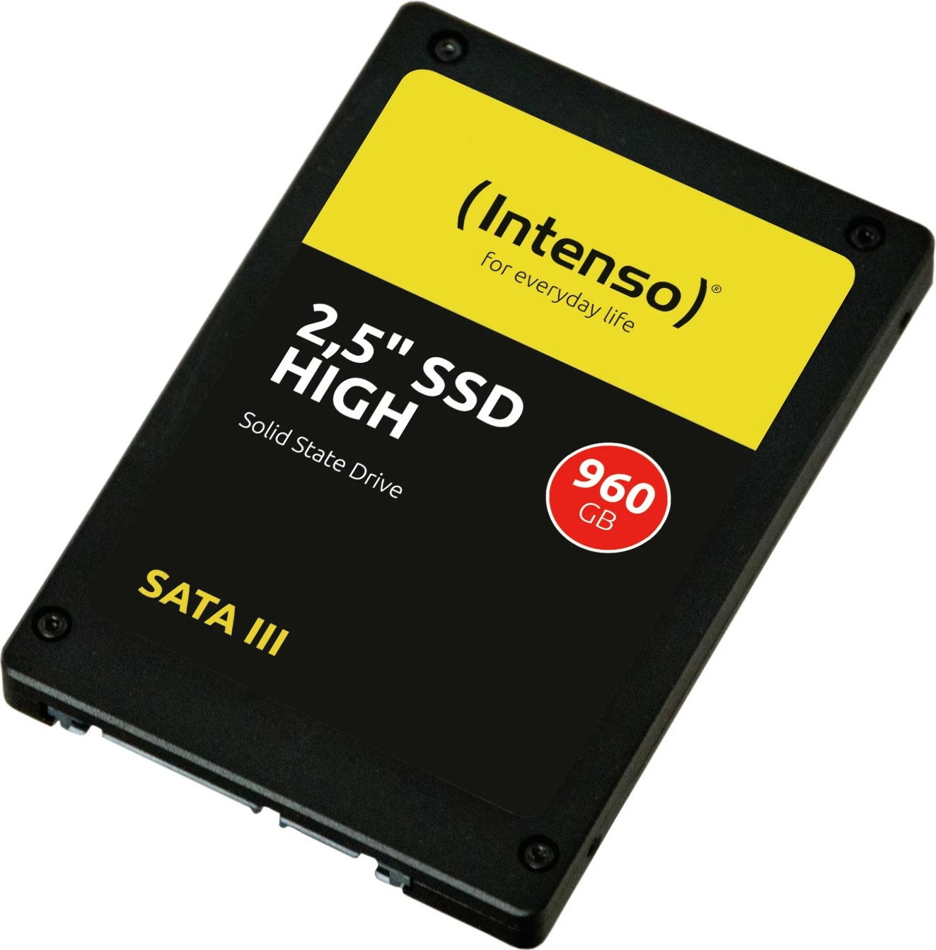 SSD Intenso High, 960 GB, 2.5", 520 MB/s, e zezë