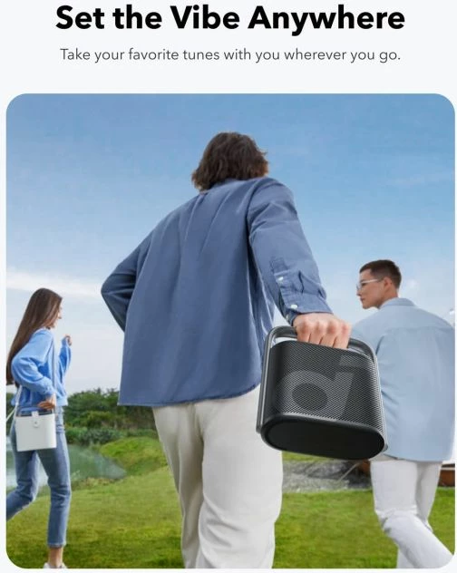 Altoparlant portativ Bluetooth Anker Soundcore Motion X500 40W IPX7 bateri deri 12 orë, rozë