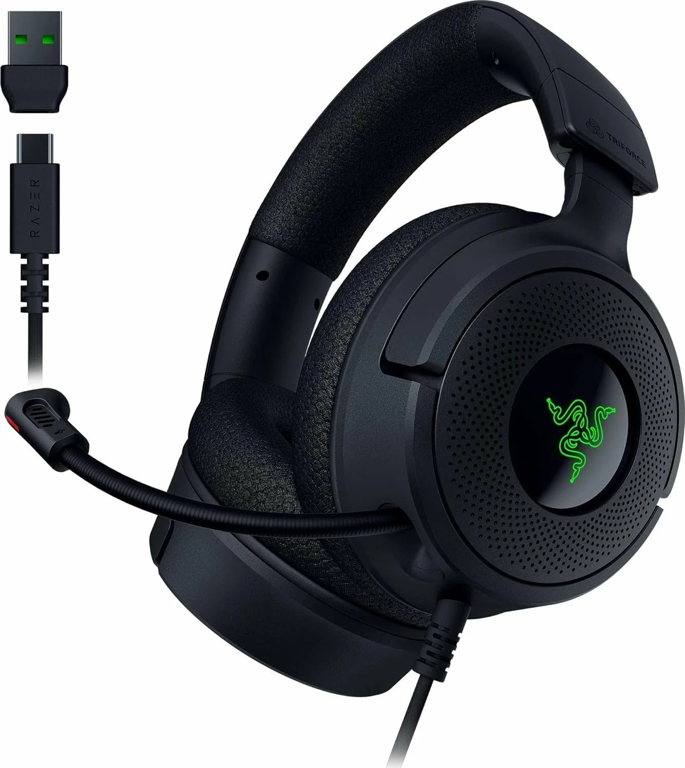 Kufje Razer Kraken V4X, për lojtarë, ngjyrë e zezë