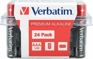 Bateri Verbatim Premium Alkaline AAA/LR03 1.5V 49504, 24 copë