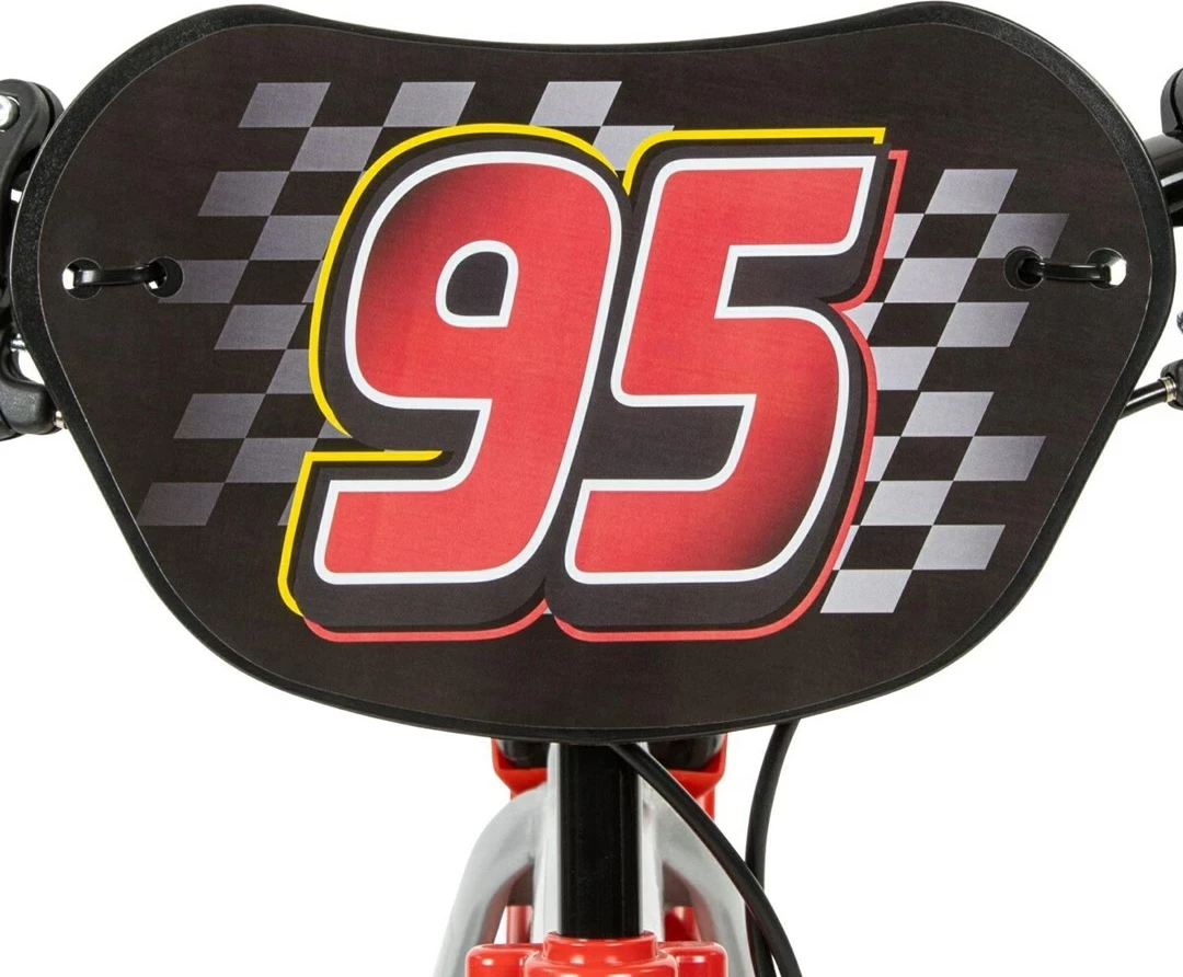 Biçikletë fëmijësh HUFFY Disney Cars 24484W, 14", alumin, argjendtë, me 4 rrota