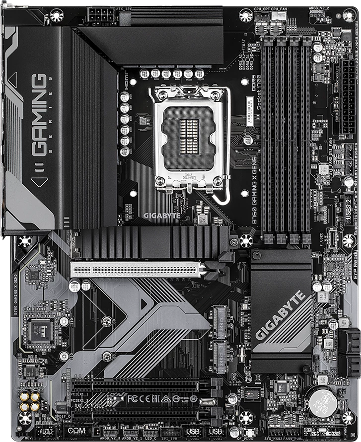 Pllakë amë GIGABYTE B760 GAMING X GEN5 LGA1700, 4x DDR5, ATX