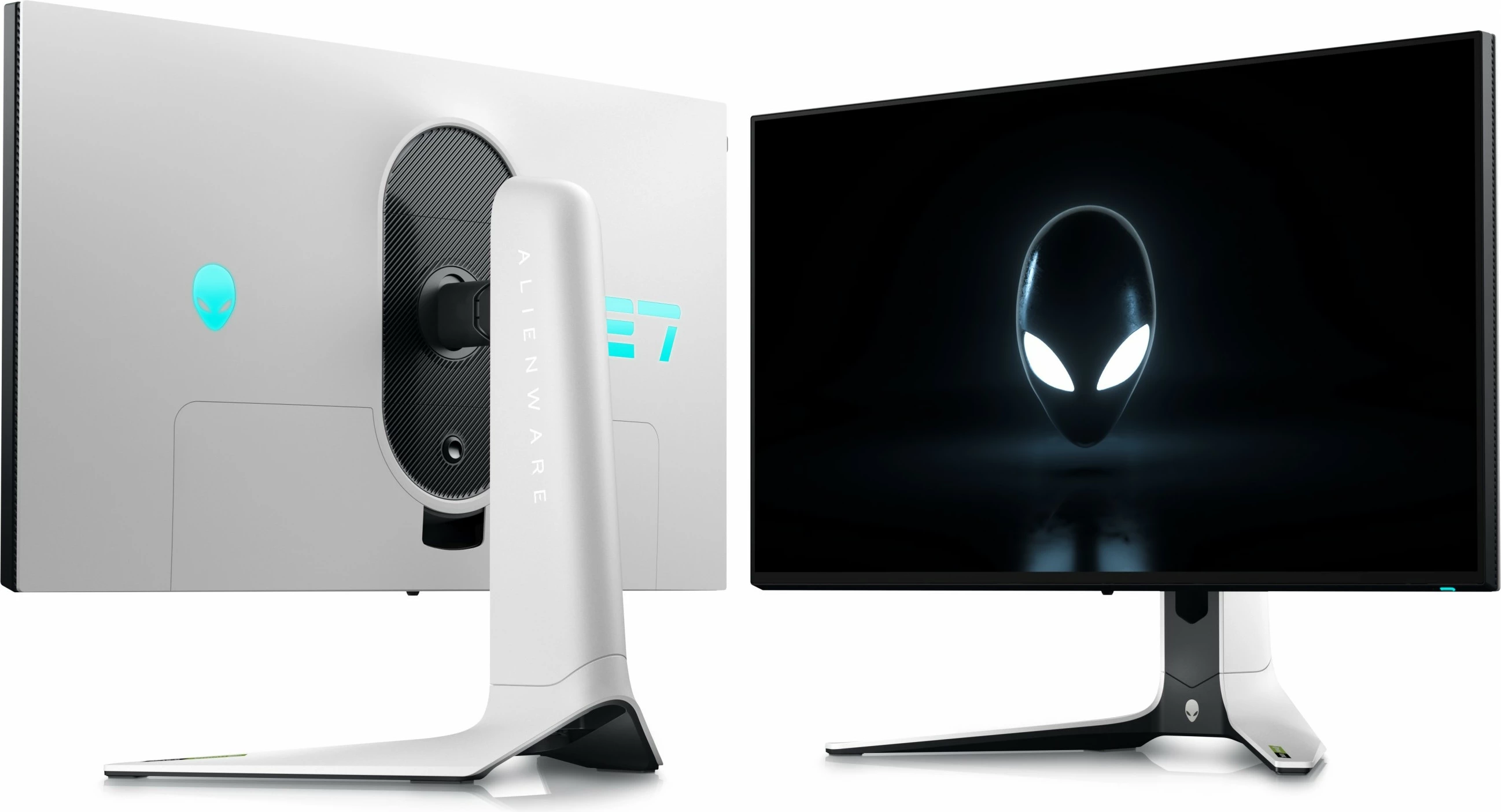 Monitor Alienware DELL AW2723DF 27 inch Quad HD 2560x1440, 1ms, Silver