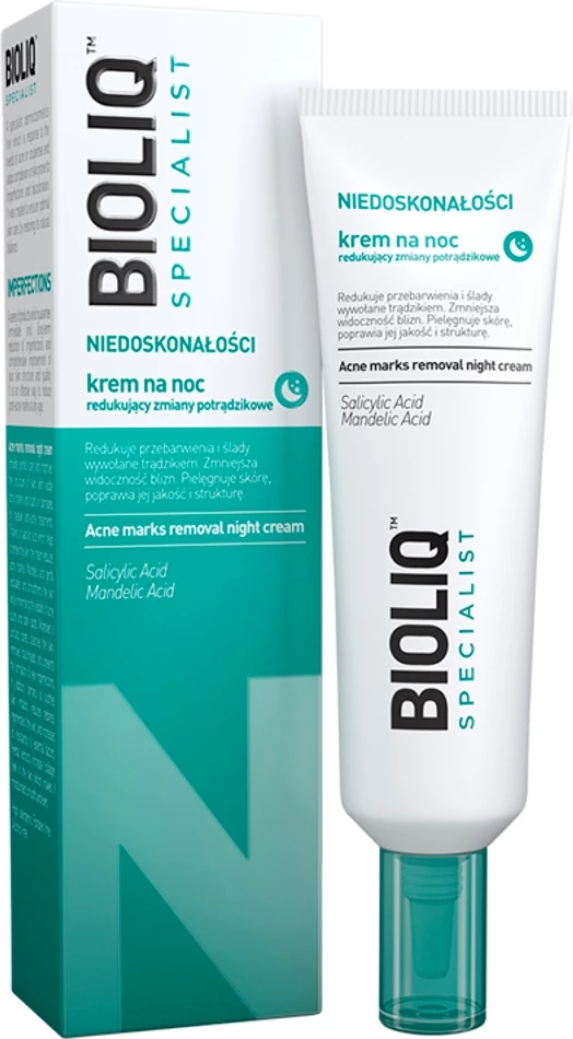 Krem nate për fytyrë për femra BIOLIQ Specialist Imperfection Reducing Post-Acne Marks, 30ml