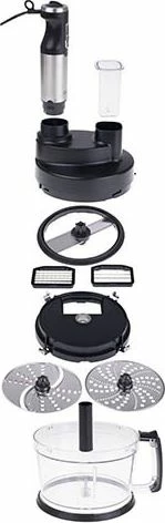 Blender Camry CR 4623 1600W, set multifunksional 2.0L + 600ml, zi/argjend