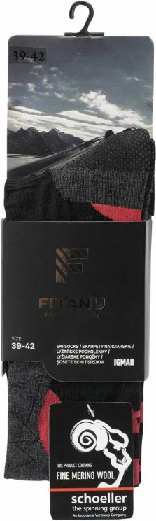 Çorape të gjata Fitanu IGMAR ski, 39-42/43-46