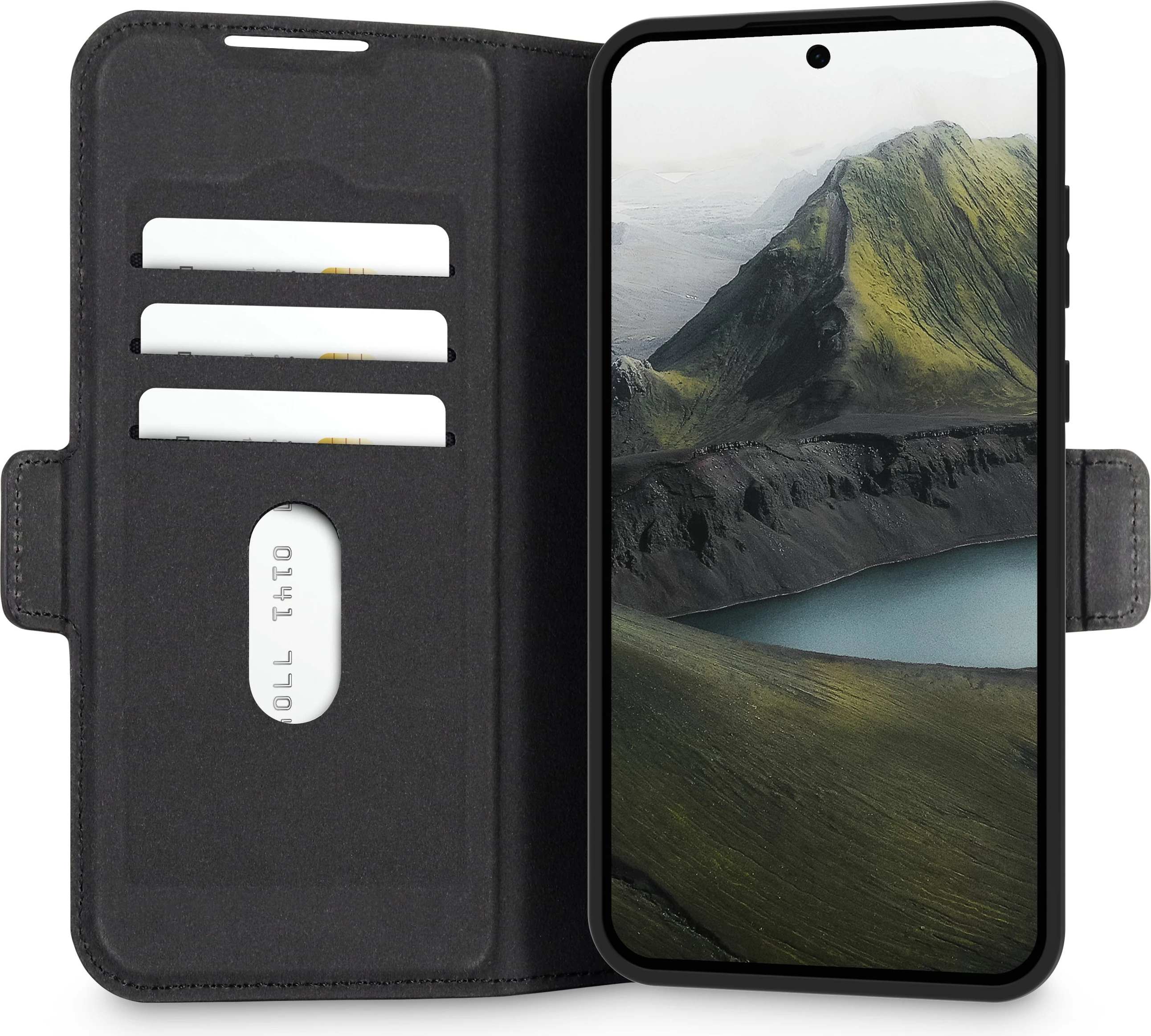 Mbështjellës dbramante1928 Bergen Pro Galaxy S25+, i zi