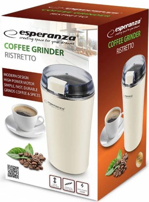 Bluajtor kafeje Esperanza Ristretto EKC008W, e bardhë