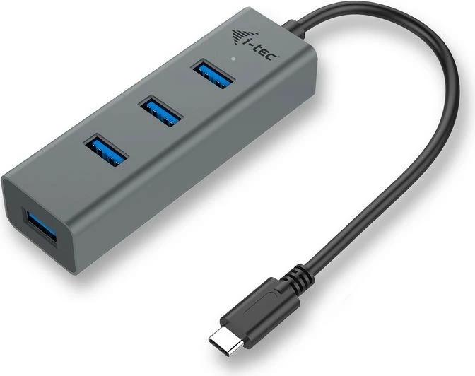 USB hub i-tec C31HUBMETAL403, 4x USB 3.0, metal, i zi