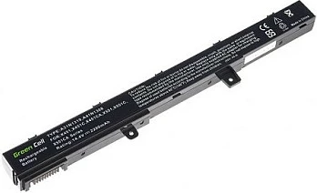 Bateri laptopi Green Cell për Asus R508/R556/R509/X551, 14.8V 2200mAh, e zezë