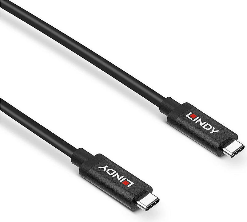 Kabllo aktive USB-C LINDY 3m, USB 3.2 Gen 2, 10Gbps, USB PD 60W, e zezë
