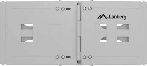 Kasë muri LANBERG 19 inch 4U, varëse, gri
