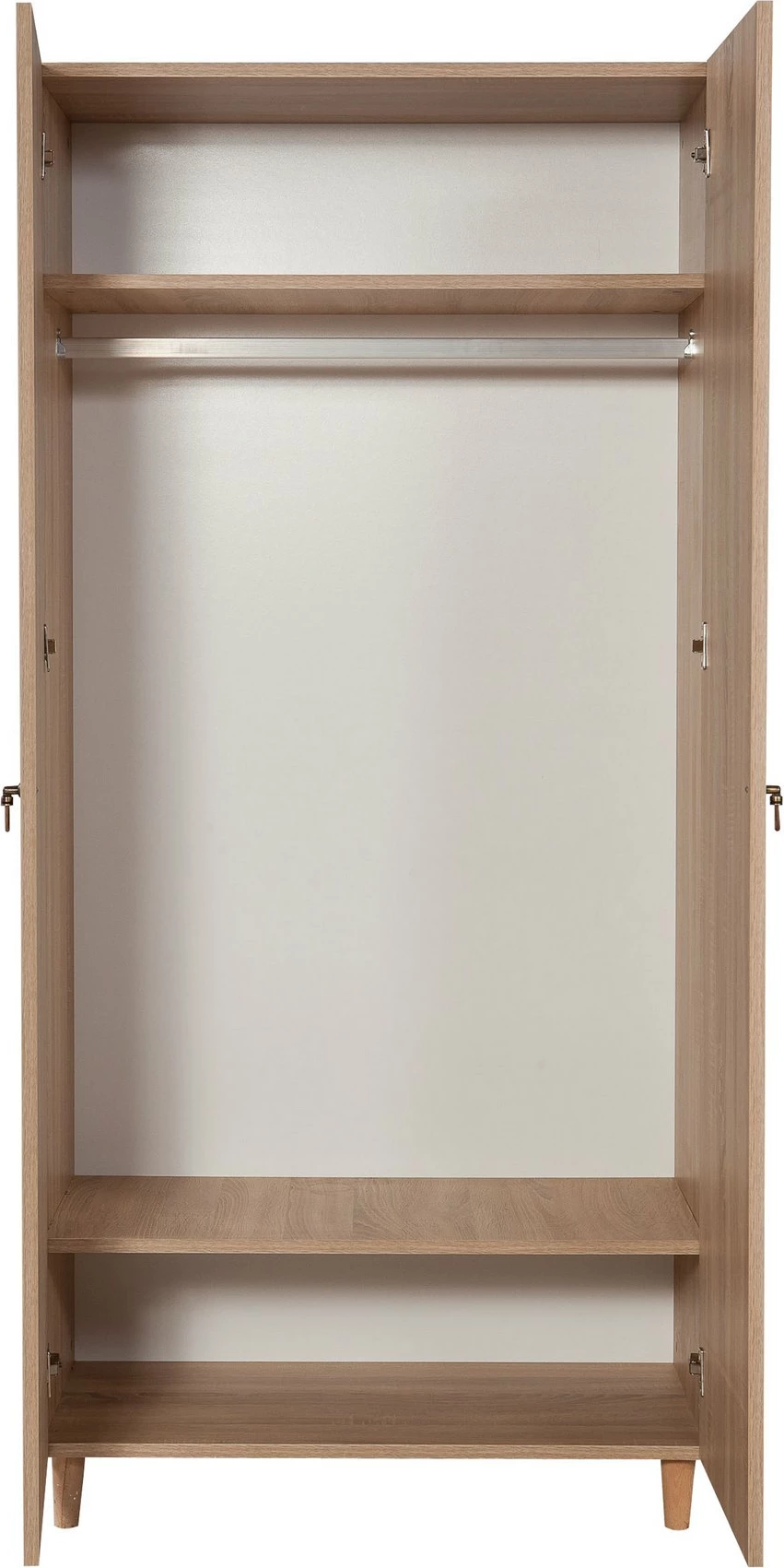 Dollap Hanah Home, Stil - 726, ngjyrë lisi Sonoma, me dizajn modern