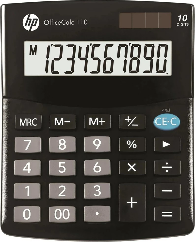 Kalkulator xhepi Hewlett-Packard HP-OC 110, LCD, 10 shifra, i zi