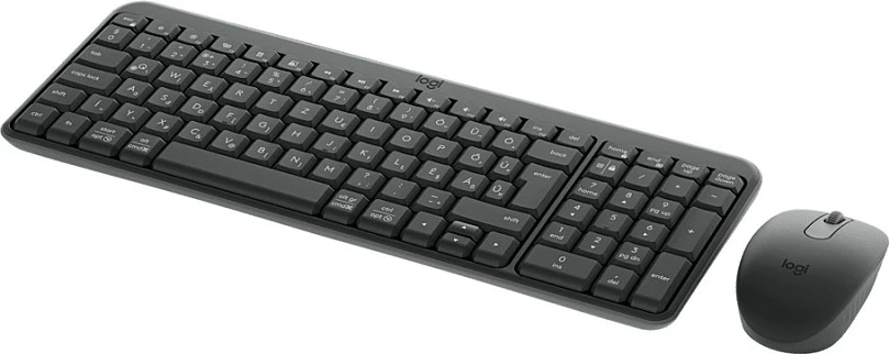 Tastierë me Maus Logitech 920-013525, Wireless RF + Bluetooth, QWERTZ, Graphite