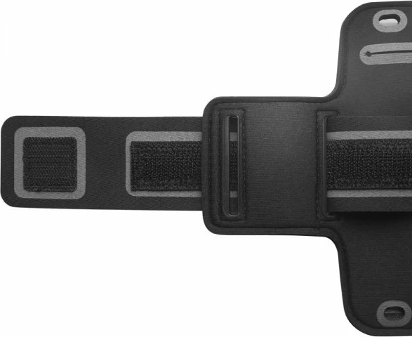 Mbështjellës sportiv me shirit krahu Spigen Velo MPN 8182, për telefona 5-6\", i zi