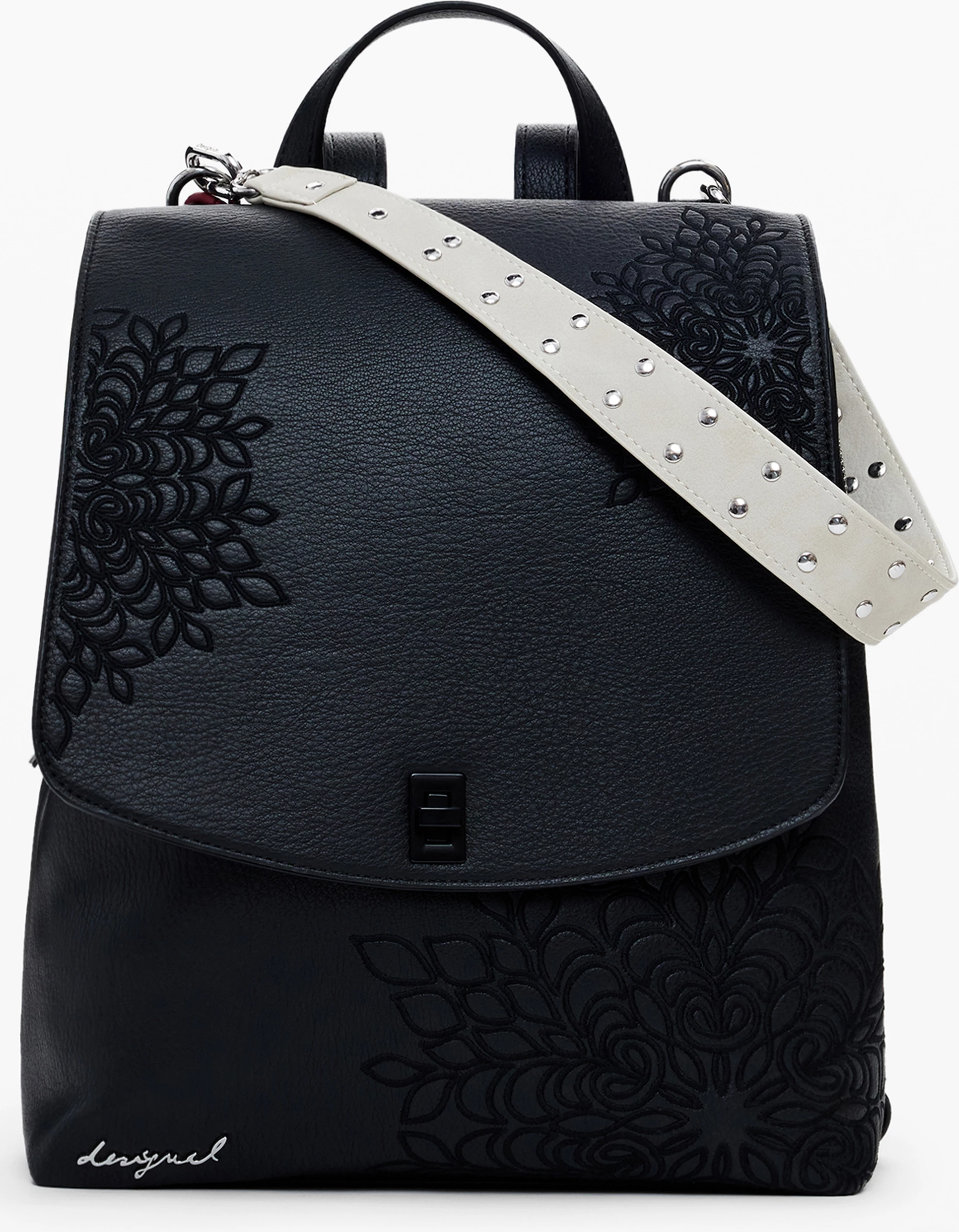 Shpinore DESIGUAL SIERRA SUMY MINI STRAIGHT FLAP femra, e zezë