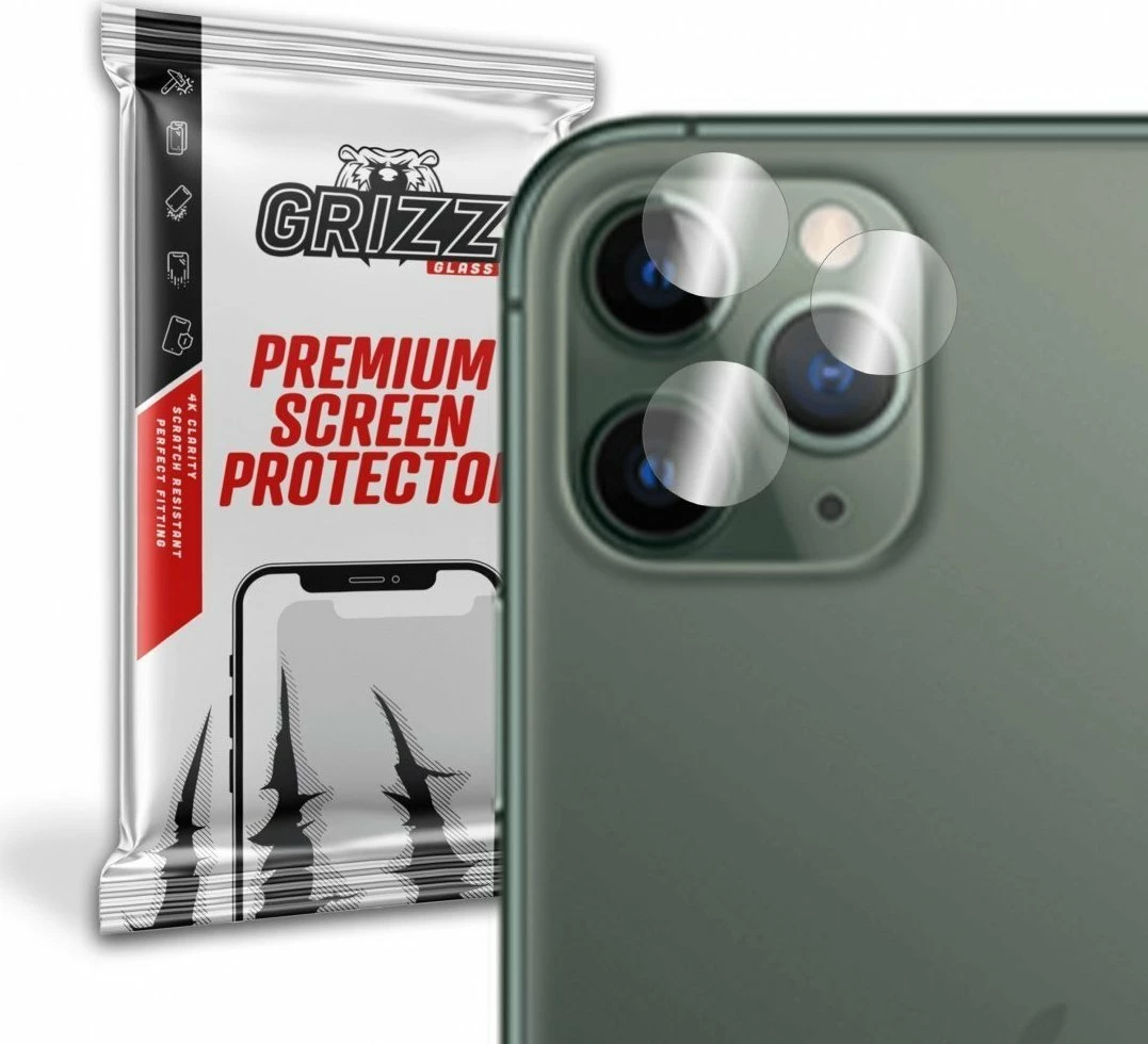 Xham hibrid për kamerë GrizzGlass për Apple iPhone 11 Pro Max, 2 copë