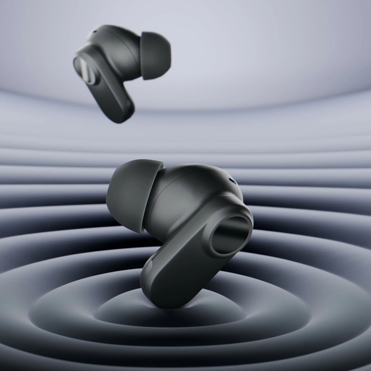 Kufje 3MK FitPods, Bluetooth 6.0, ANC, True Wireless, IPX4, të zeza