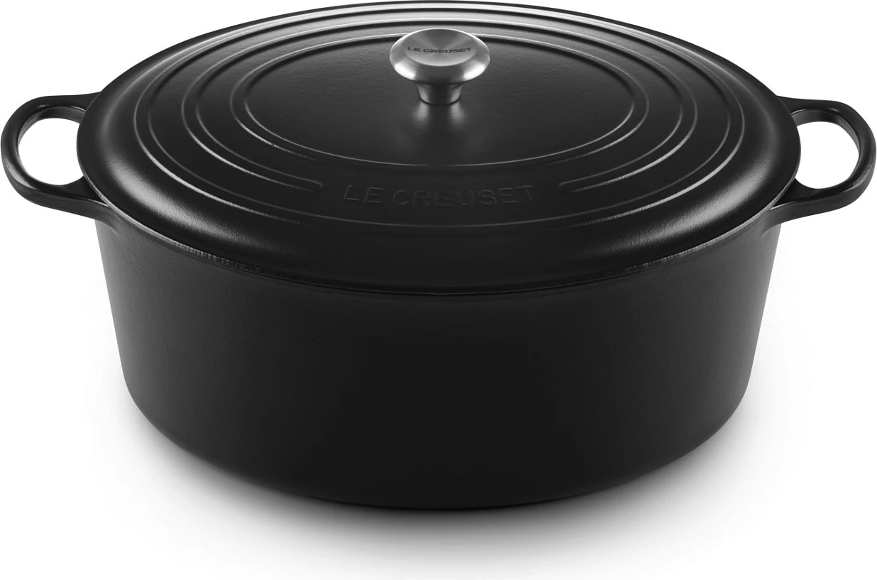 Tenxhere bräter Le Creuset 40cm, mat e zezë