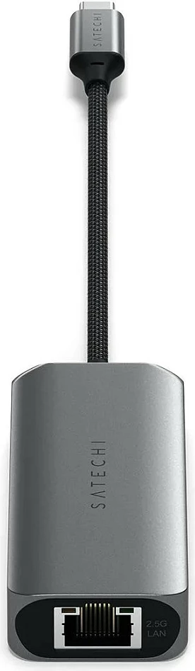 Hub USB-C Satechi 4-Port me 2.5 Gigabit Ethernet, Space Grey