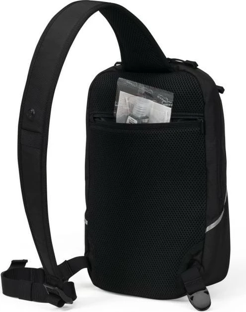 Çantë sling Dicota REFLECTIVE, për notebook, e zezë