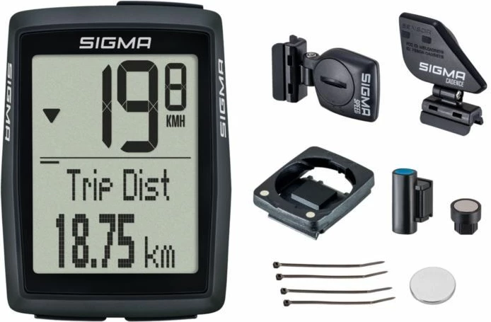 Kompjuter biçiklete Sigma për meshkuj, i zi