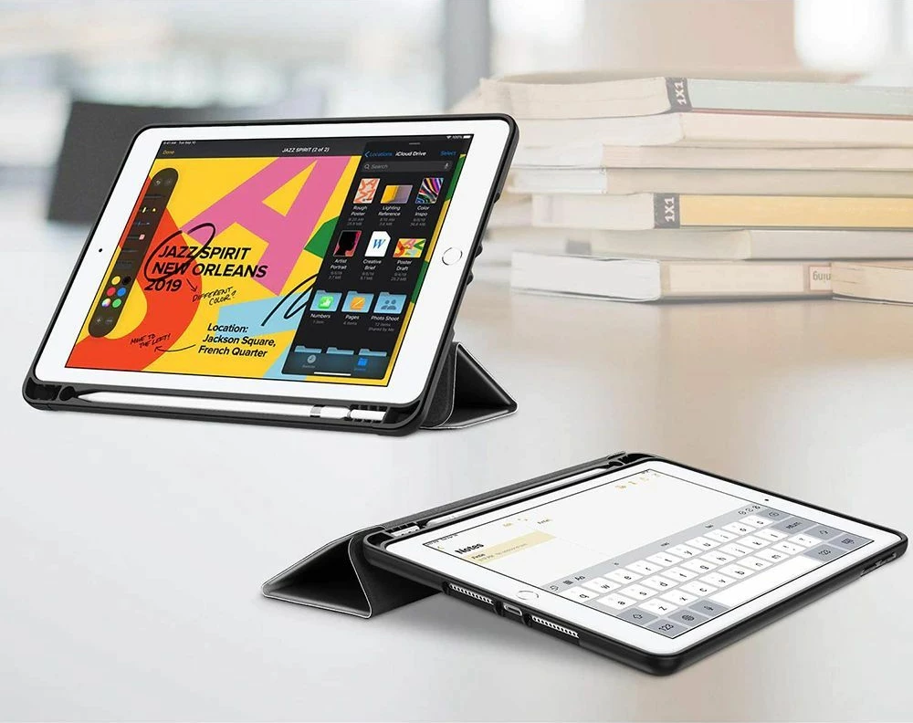 Mbështjellës Tech-Protect SC Pen për iPad 10.2", silikon, vjollcë e çelët