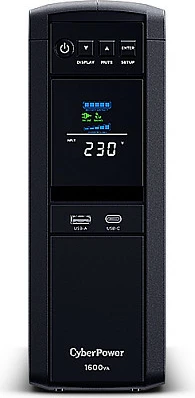 UPS CyberPower CP1600EIPFCLCD, 1600VA/1000W, pure sine, LCD, 6 priza, i zi