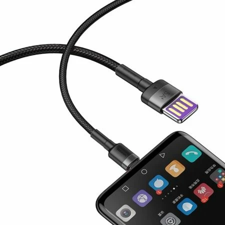 Kabllo USB-A në USB-C Baseus CATKLF-PG1 1 m 5A USB 2.0 e zezë
