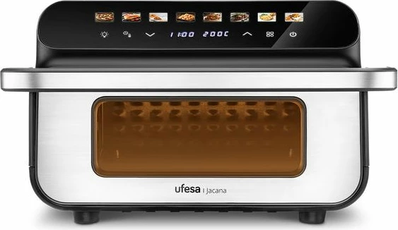 Fritezë me ajër të nxehtë UFESA Jacana 10 L 2000 W Air Pulse Ultra 360°C, e zezë/argjendtë