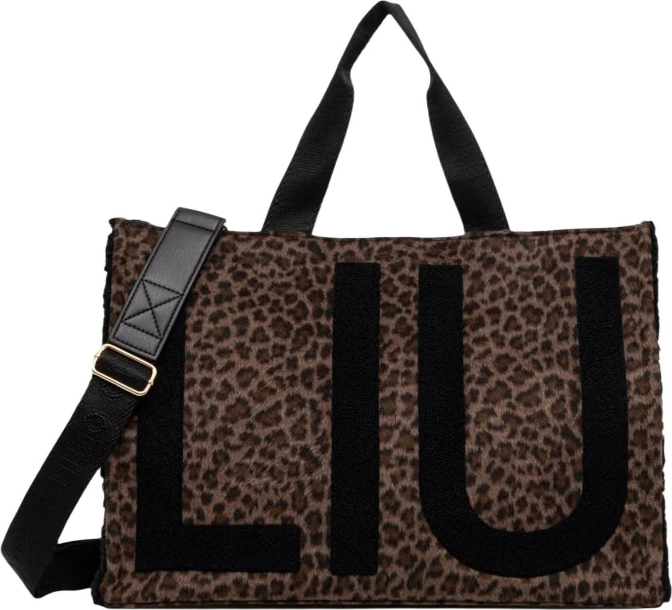 Çantë shopper për femra Liu Jo BAG 2F6037 T6089, me print animal