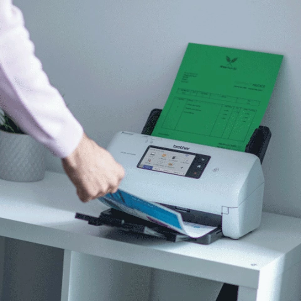 Skaner dokumentesh Brother ADS-4700W, Wi-Fi, duplex, ADF 80 fletë, rezolucion 1200 DPI