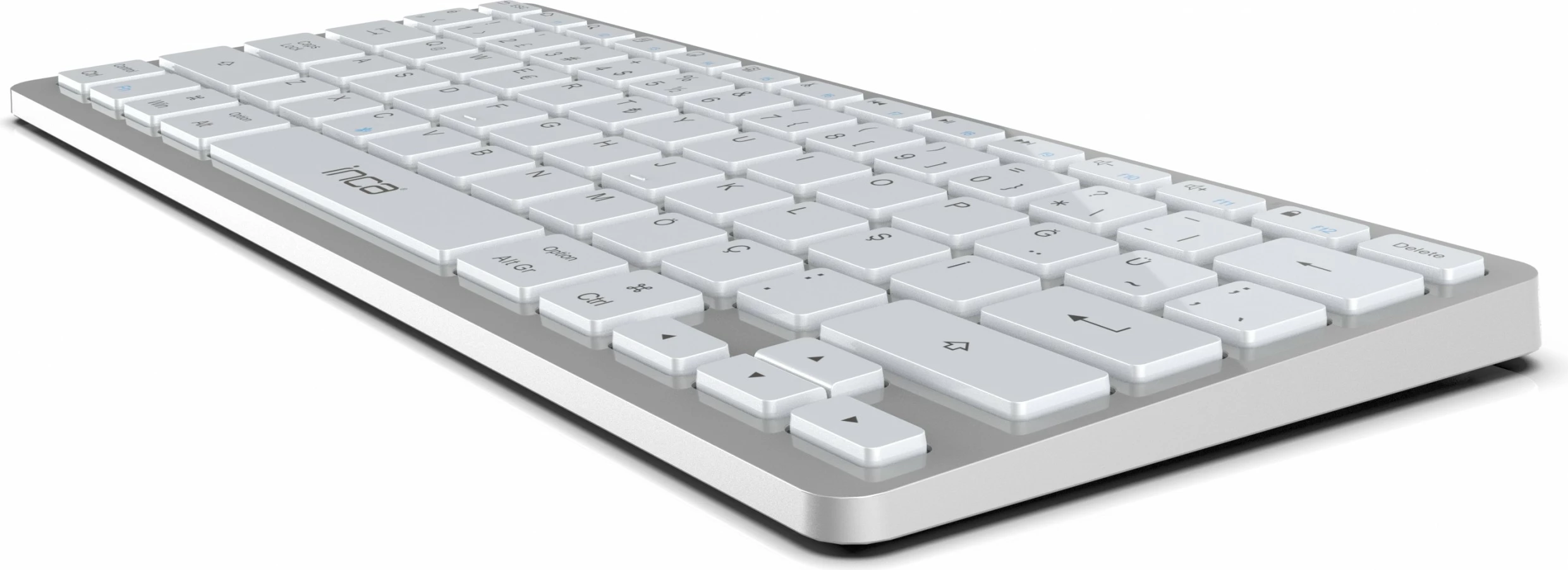 Tastierë Inca IBK-565BT, Bluetooth 5.0, 150 orë bateri, silver