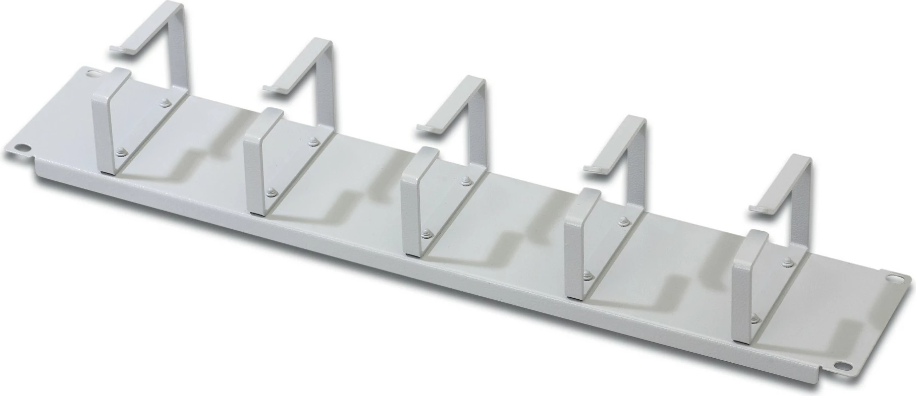 Panel menaxhimi kabllosh Digitus, 2U, 19 inch, 5 unaza, gri