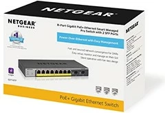 Switch NETGEAR GS110TP, Managed, L2/L3/L4, Gigabit Ethernet, PoE