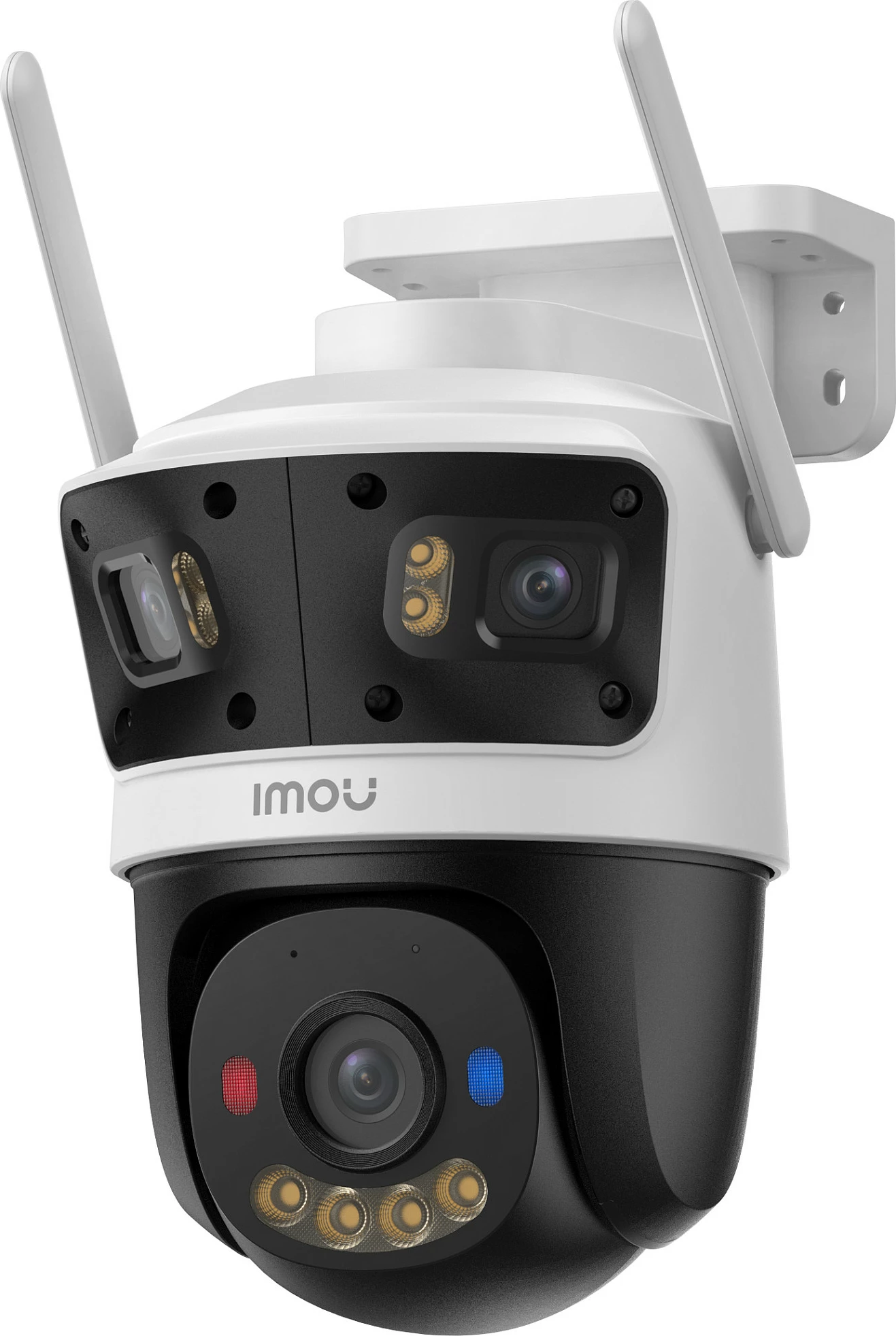 Kamerë sigurie IP Imou Cruiser Triple, Outdoor, Wi‑Fi & LAN, Pan/Tilt, MicroSD, Bardhë/Zi