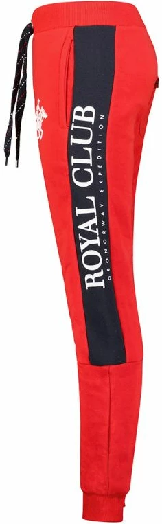 Pantallona sportive për meshkuj Geographical Norway, të kuqe