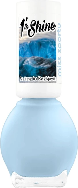 Llak për thonj Miss Sporty 1 Minute to Shine 639 So Icey in Reykjavik 7ml