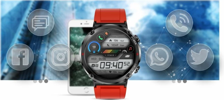 Smartwatch Gravity për të gjithë, kuqe