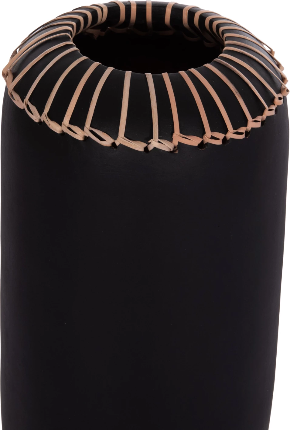 Vazo dekorative tavoline LENNOX, terrakotë, e zezë, FH4675.01S, 18x33cm