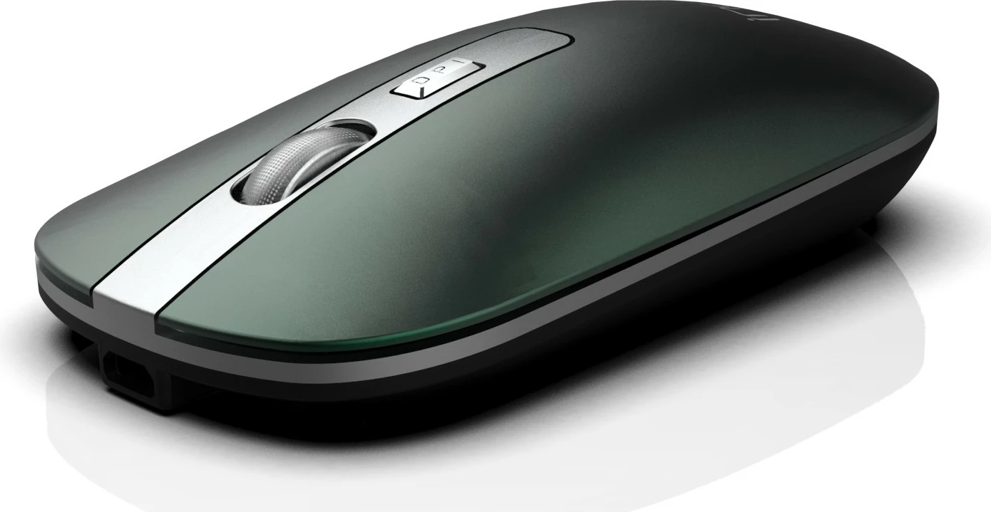 Maus Inca IWM-531RY, wireless & Bluetooth, 1600 DPI, akku, gjelbër