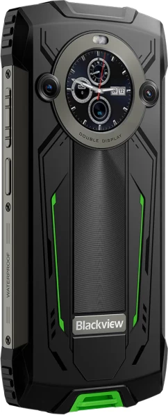 Celular BLACKVIEW BV8200 12/256GB, 6.5\" 120Hz, 8800mAh, Android 14, Dual SIM, i gjelbër