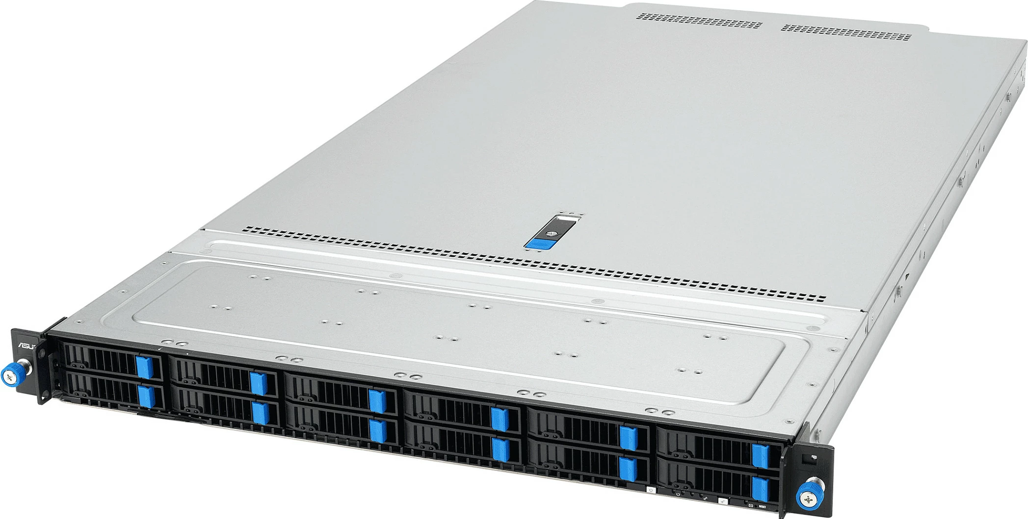 Server ASUS RS700A-E13-RS12U, Rack 1U, 12x 2.5" NVMe, 2000W, Black/Silver