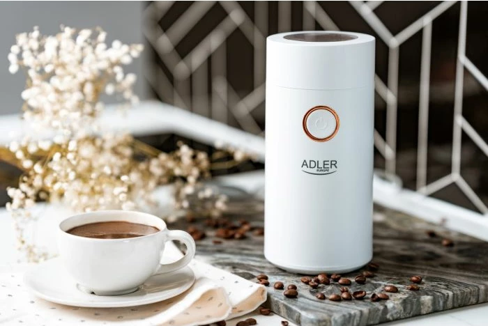 Mulli kafeje Adler AD4446WG 150W 75g, i bardhë