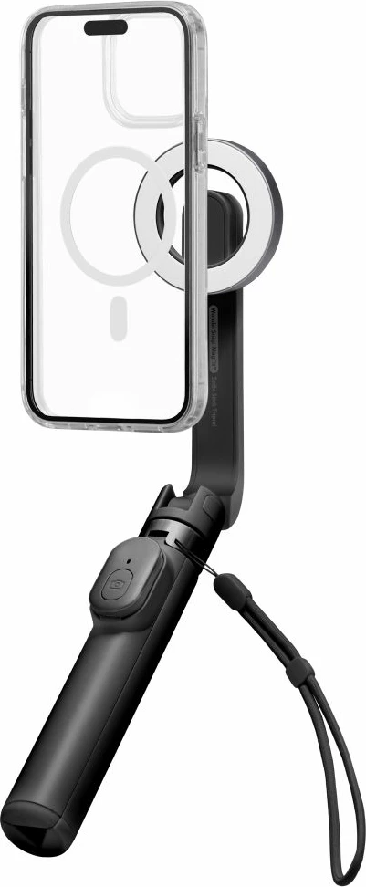 Selfie stick Spigen S571W me MagSafe, Bluetooth, tripod, e zezë
