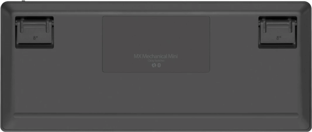 Tastierë mekanike pa tela Logitech MX Mechanical Mini, ndriçim, clicky, DE, graphite
