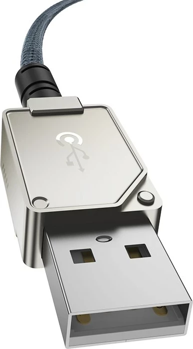 Kabllo USB Baseus Unbreakable, 1 m, 5V-2.4A, Bardhë